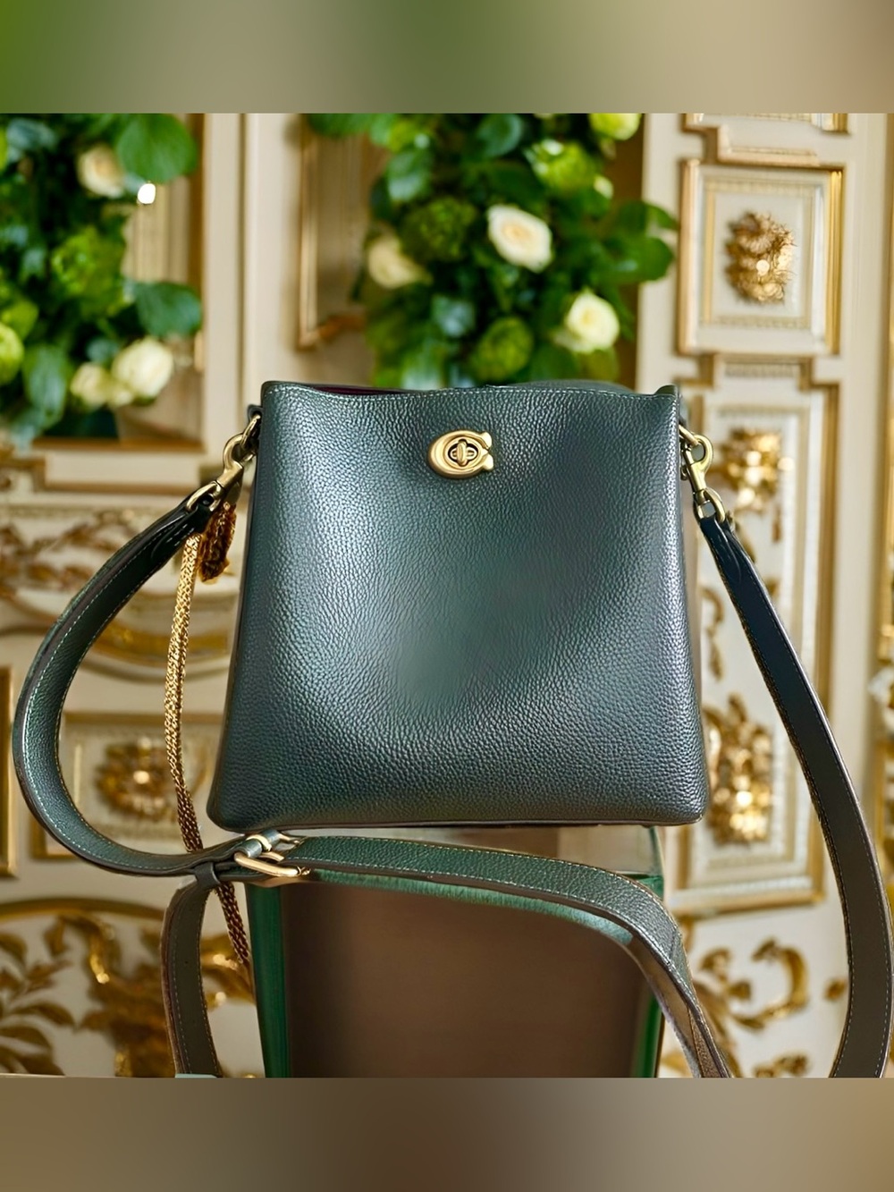 COACH Willow Bucket Bag | Amazon Green Crossbody